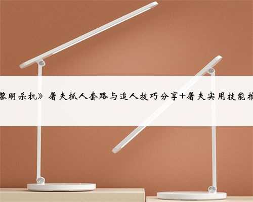 《黎明杀机》屠夫抓人套路与追人技巧分享 屠夫实用技能推荐
