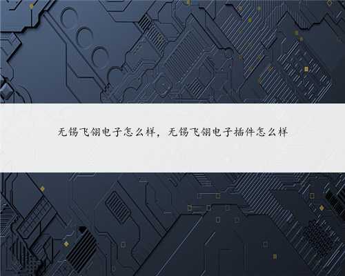 无锡飞翎电子怎么样，无锡飞翎电子插件怎么样