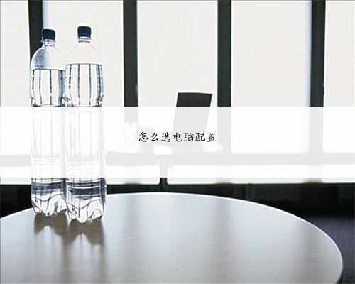 怎么选电脑配置