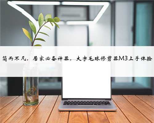 简而不凡，居家必备神器，大宇毛球修剪器M3上手体验