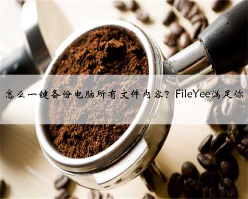 怎么一键备份电脑所有文件内容？FileYee满足你
