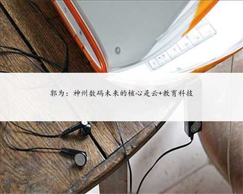 郭为：神州数码未来的核心是云+教育科技