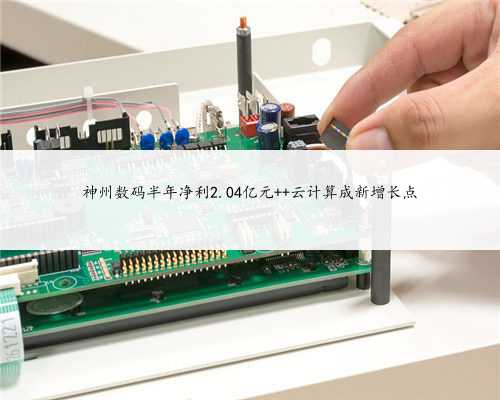 神州数码半年净利2.04亿元 云计算成新增长点
