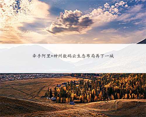 牵手阿里 神州数码云生态布局再下一城