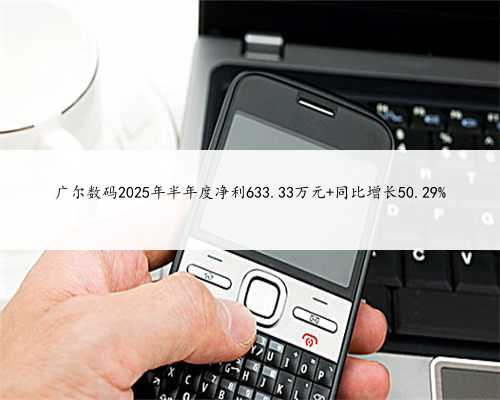 广尔数码2025年半年度净利633.33万元 同比增长50.29%