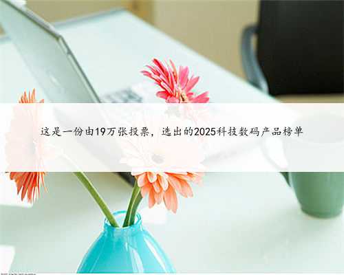这是一份由19万张投票，选出的2025科技数码产品榜单
