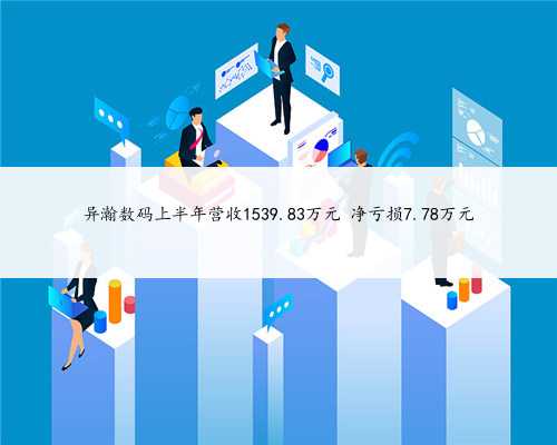 异瀚数码上半年营收1539.83万元 净亏损7.78万元