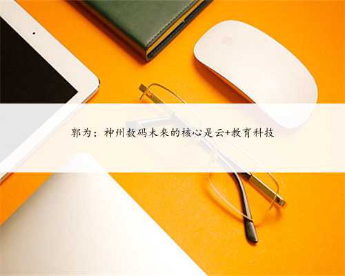 郭为：神州数码未来的核心是云+教育科技