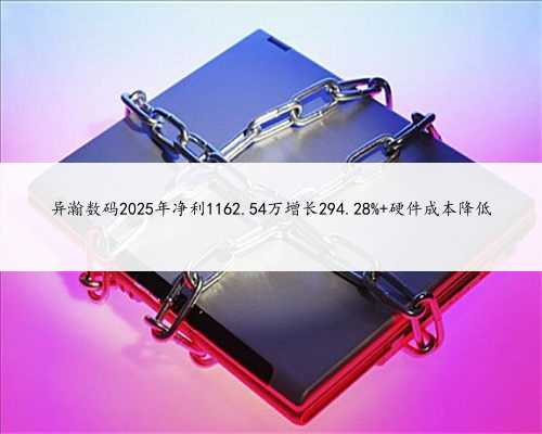 异瀚数码2025年净利1162.54万增长294.28% 硬件成本降低