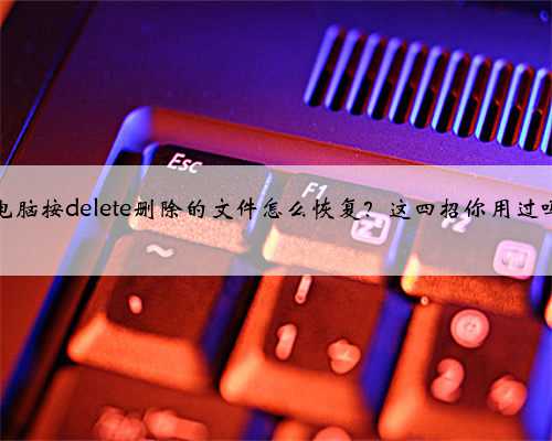 电脑按delete删除的文件怎么恢复？这四招你用过吗