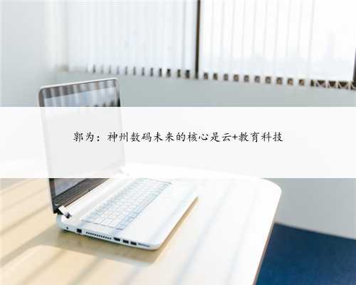 郭为：神州数码未来的核心是云+教育科技