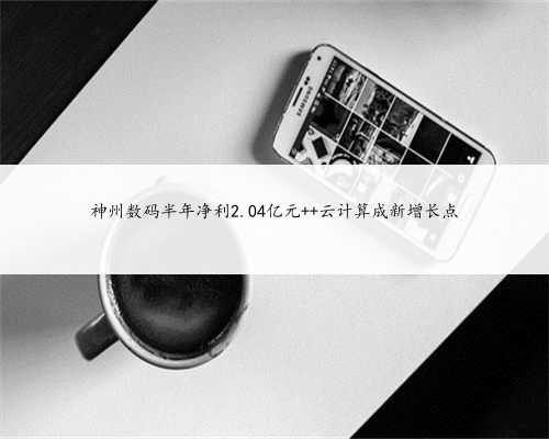 神州数码半年净利2.04亿元 云计算成新增长点