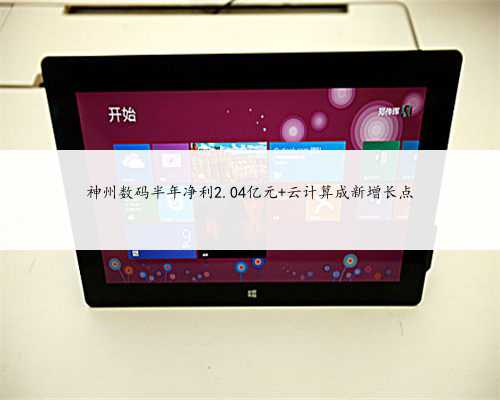 神州数码半年净利2.04亿元 云计算成新增长点