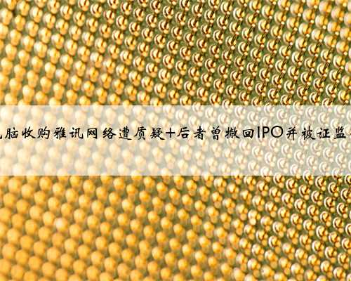 华东电脑收购雅讯网络遭质疑 后者曾撤回IPO并被证监会警示