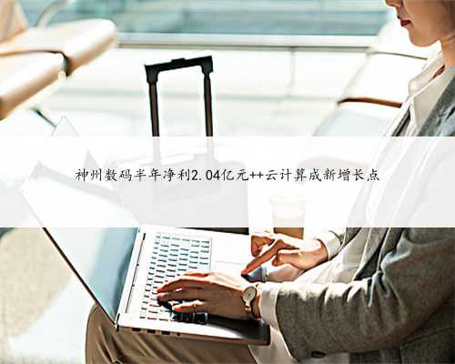 神州数码半年净利2.04亿元 云计算成新增长点