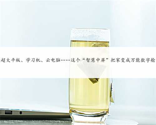 超大平板、学习机、云电脑……这个“智慧中屏”把家变成万能数字舱